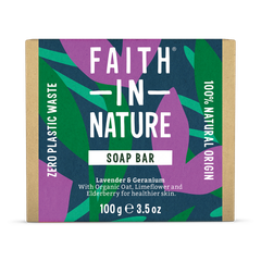 Image 1 for Soap Bar Lavender and Geranium 100 g