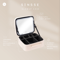 Image 4 for Glow Up Vanity Case with LED Light Mirror