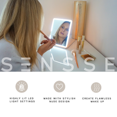 Image 2 for Warm Grey LED Glow Up Mirror