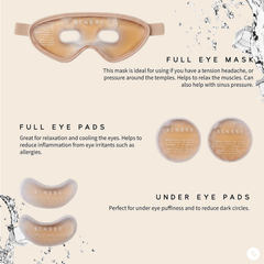 Image 3 for Glacial Glow Face and Eye Cooling Masks