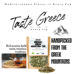 Image 5 for APSOGO Organic Greek Mountain Tea Loose Leaf Herbal Tea from Greece - 100g