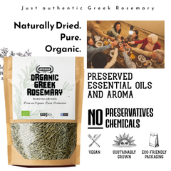 Image 4 for APSOGO Organic Dried Rosemary from Greece - 100g