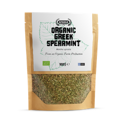 Image 1 for APSOGO Organic Spearmint Tea  Loose Leaf Herbal Tea from Greece - 100g