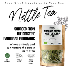 Image 3 for APSOGO Organic Nettle Leaf Tea  Loose Leaf Herbal Tea from Greece - 75g