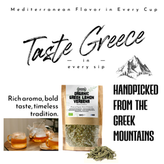 Image 5 for APSOGO Organic Lemon Verbena Tea  Loose Leaf Herbal Tea from Greece - 100g