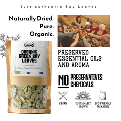 Image 4 for APSOGO Organic Dried Bay Leaves from Greece (Laurus Nobilis) - 75g