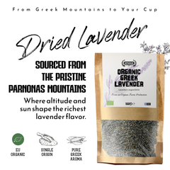 Image 3 for APSOGO Organic Lavender Tea  Loose Leaf Herbal Tea from Greece - 100g
