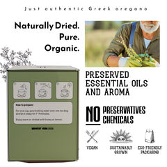 Image 4 for APSOGO Organic Greek Mountain Tea - Herbal Tea from Greece - 20 Tea Bags