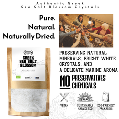 Image 4 for APSOGO Sea Salt Blossom from Greece Hand Harvested & Unrefined - 300g