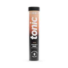 Image 1 for Tonic Focus + Mind Effervescent Tablets Peach 20 Tablets