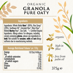 Image 2 for Pure Oaty Granola Organic 375 g
