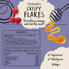 Image 2 for Crispy Toasted Spelt Flakes with Honey Organic 250 g