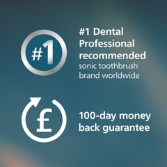 Image 3 for Series 4000 Sonicare Marine Blue Electric Toothbrush