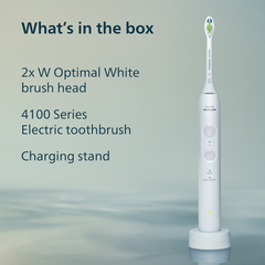 Image 2 for Series 4000 Sonicare White Electric Toothbrush