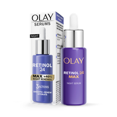 Image 1 for Retinol 24 MAX Night Serum for Face. Anti Ageing Renewal Skincare, 40ml