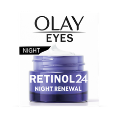 Image 2 for Retinol 24 Night Eye Cream, Anti Ageing Skincare for Dark Circles: Smooth, Renew, 15ml