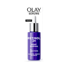 Image 2 for Retinol 24 Night Serum for Face, Anti Ageing Skincare: Smooths, Renews, Hydrates, 40ml