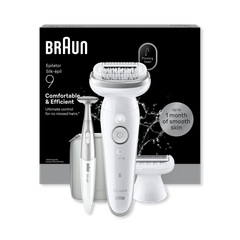 Image 2 for Braun Silk·épil 9, Wet & Dry Epilator, Lasting Smooth Skin, 9-241, Silver