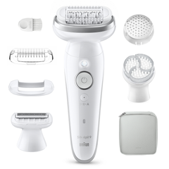 Image 5 for Braun Silk·épil 9, Wet & Dry Epilator, Lasting Smooth Skin, 9-061, Silver