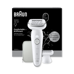 Image 2 for Braun Silk·épil 9, Wet & Dry Epilator, Lasting Smooth Skin, 9-030, Silver