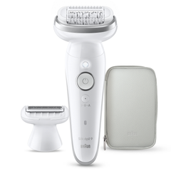 Image 4 for Braun Silk·épil 9, Wet & Dry Epilator, Lasting Smooth Skin, 9-030, Silver