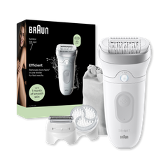 Image 1 for Braun Silk·épil 7, Wet & Dry Epilator for Lasting Smooth Skin, 7-060, Silver