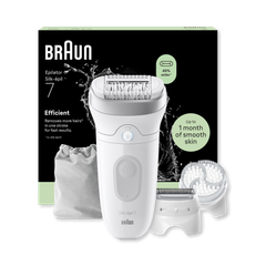 Image 2 for Braun Silk·épil 7, Wet & Dry Epilator for Lasting Smooth Skin, 7-060, Silver