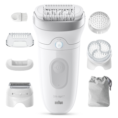 Image 5 for Braun Silk·épil 7, Wet & Dry Epilator for Lasting Smooth Skin, 7-060, Silver