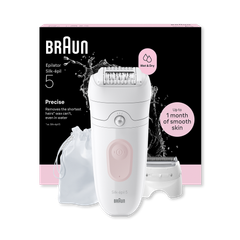 Image 2 for Braun Silk·épil 5, Wet & Dry Epilator, Easy Hair Removal, Lasting Smooth Skin, 5-041, Flamingo Pink
