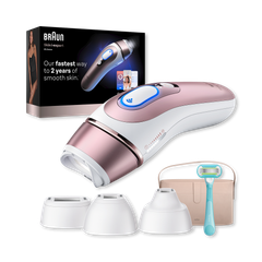 Image 2 for Braun Smart IPL Skin i·expert, At Home Hair Removal, With Free App, 4 Smart Heads, PL7441