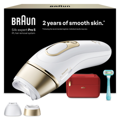 Image 5 for Braun IPL Silk·expert Pro 5, At Home Hair Removal, 2 Attachment Heads, PL5221