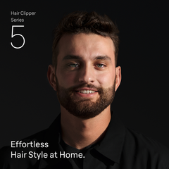 Image 2 for Braun Hair Clipper Series 5, +2 Styling Tools, Lifetime Sharp Blade, 9 Lengths, HC5510, Black