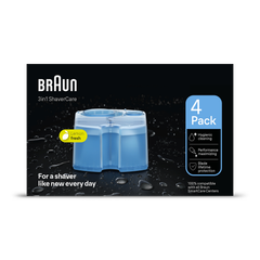 Image 1 for Braun 3in1 ShaverCare SmartCare Center Refill Cartridges, Hygienic Cleaning, 4 Pack