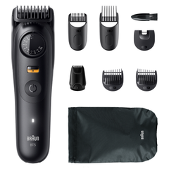 Image 3 for Braun Beard Trimmer Series 5, +8 Styling Tools, 40 Lengths, Sharp Blade, BT5560, Black