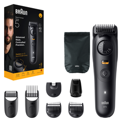 Image 4 for Braun Beard Trimmer Series 5, +8 Styling Tools, 40 Lengths, Sharp Blade, BT5560, Black