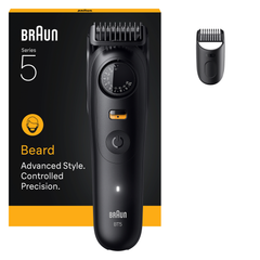Image 4 for Braun Beard Trimmer Series 5, +2 Styling Tools, 20 Lengths, Sharp Blade, BT5500, Black