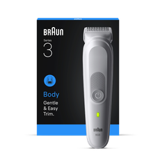 Image 1 for Braun Body Groomer Series 3, +2 Grooming Tools, Groom & Trim, Waterproof, BG3500, Grey