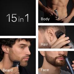 Image 5 for Braun All-in-One Series 7, 15in1 Grooming Kit, ProBlade, AutoSense, AIO7580, Blue