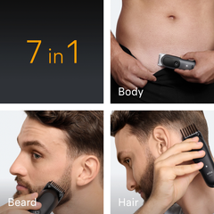 Image 4 for Braun All-in-One Kit Series 5, 7in1 Grooming, Sharp Blade, Body Trim, AIO5520, Grey