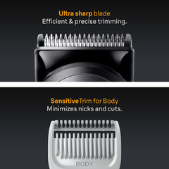 Image 5 for Braun All-in-One Kit Series 5, 7in1 Grooming, Sharp Blade, Body Trim, AIO5520, Grey