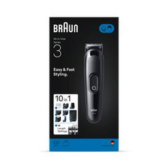 Image 2 for Braun All-in-One Series 3, 10in1 Grooming Kit, Sharp Blade, 14 Lengths, AIO3560, Black