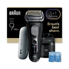 Image 2 for Braun Series 9 PRO+ Electric Shaver, Pro SensoAdapt, SmartCare Center, 9670CC, Black