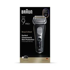 Image 1 for Braun Series 9 PRO+ Electric Shaver, Pro SensoAdapt, Charging Stand, 9610S, Black