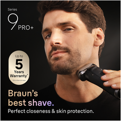 Image 5 for Braun Series 9 PRO+ Electric Shaver, Pro SensoAdapt, Charging Stand, 9610S, Black