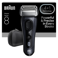Image 2 for Braun Series 8 Electric Shaver, SensoAdapt, 60 min, 8603S, Grey