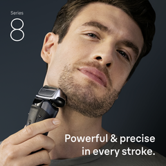 Image 3 for Braun Series 8 Electric Shaver, SensoAdapt, 60 min, 8603S, Grey