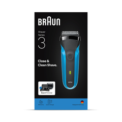 Image 1 for Braun Series 3 Shave&Style 310BT Electric Shaver, Wet & Dry Razor for Men, Black/Blue