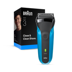 Image 1 for Braun Series 3 Electric Shaver, Wet & Dry, 310S, Blue