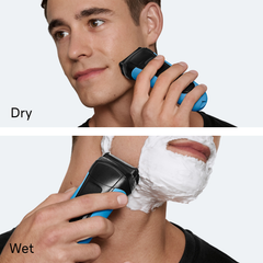 Image 4 for Braun Series 3 Electric Shaver, Wet & Dry, 310S, Blue