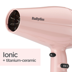 Image 4 for BaByliss 5337U Ionic Hair Dryer Rose Blush 2200w